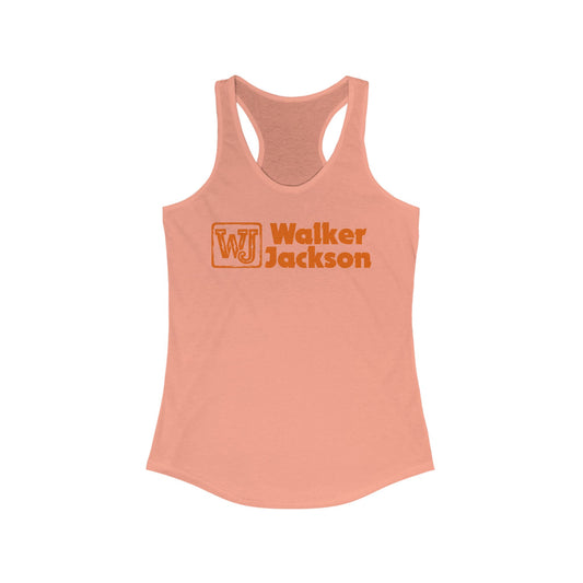 Women's Racerback Tank Top with Walker Jackson Design, Athleisure, Workout Tank, Summer Wear, Gift for Her