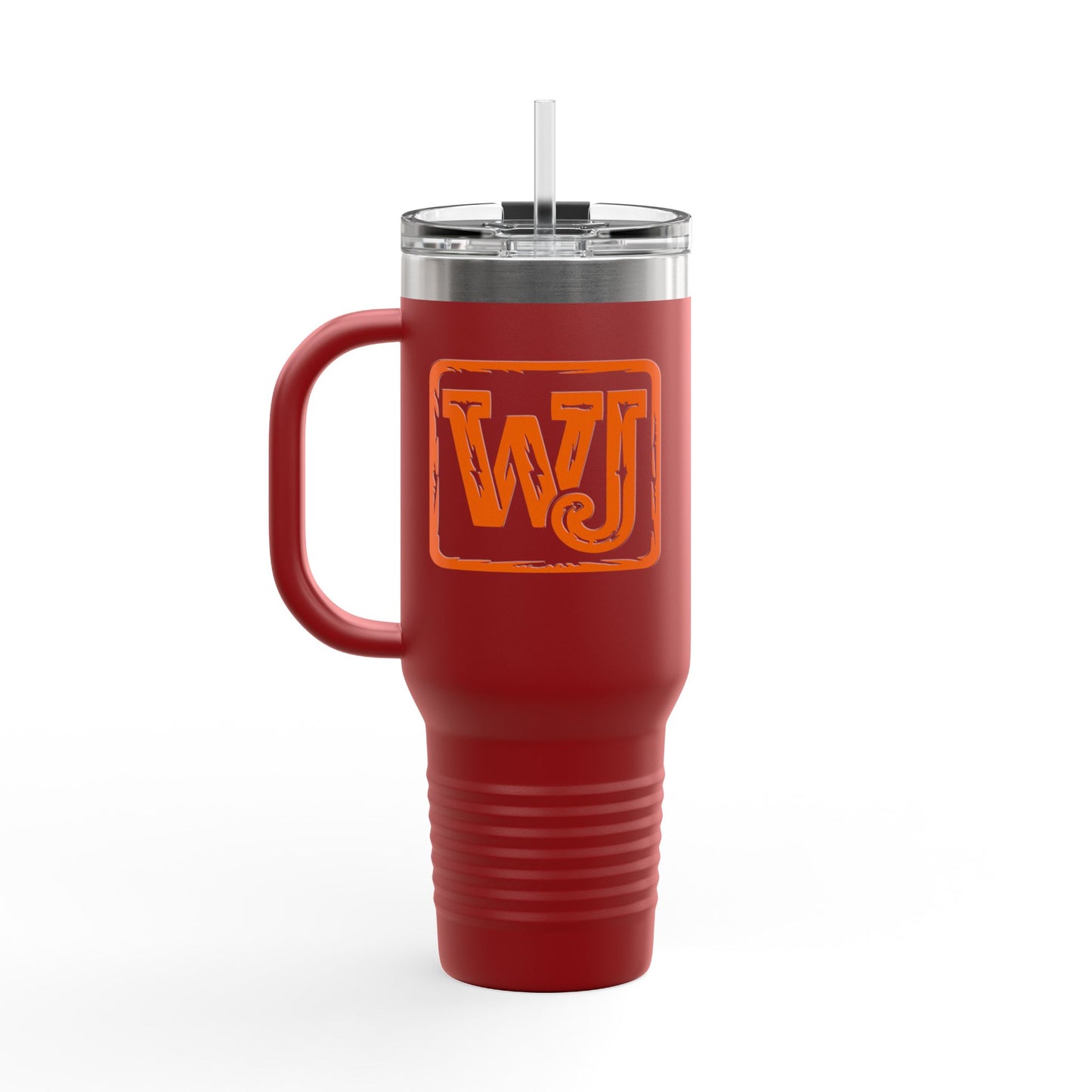 Walker Jackson WJ Logo 40oz Insulated Coffee Tumbler - Country Music Travel Mug for Music Fans