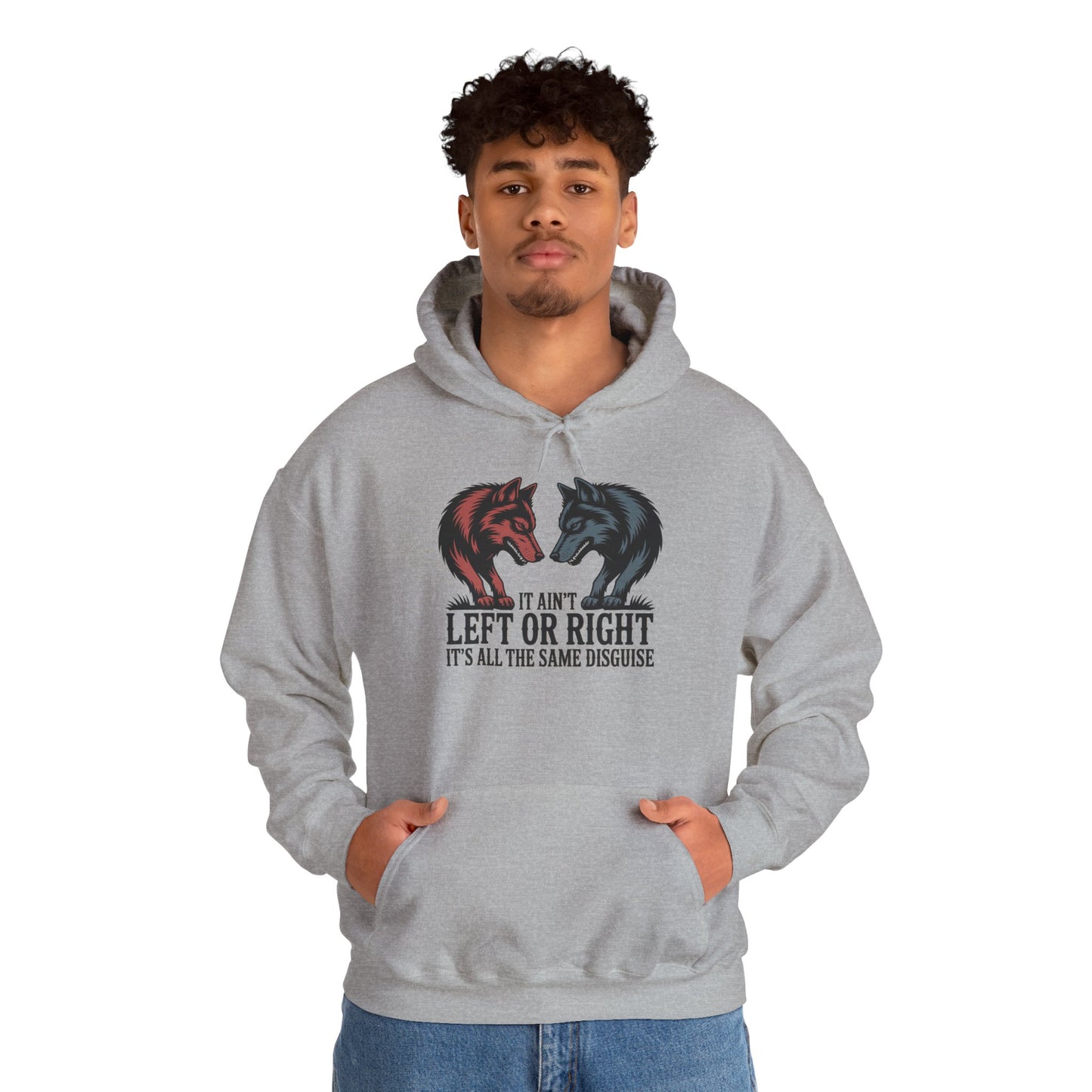 Walker Jackson "Two Wolves in the Night" Hoodie - Political Unity Country Music Sweatshirt