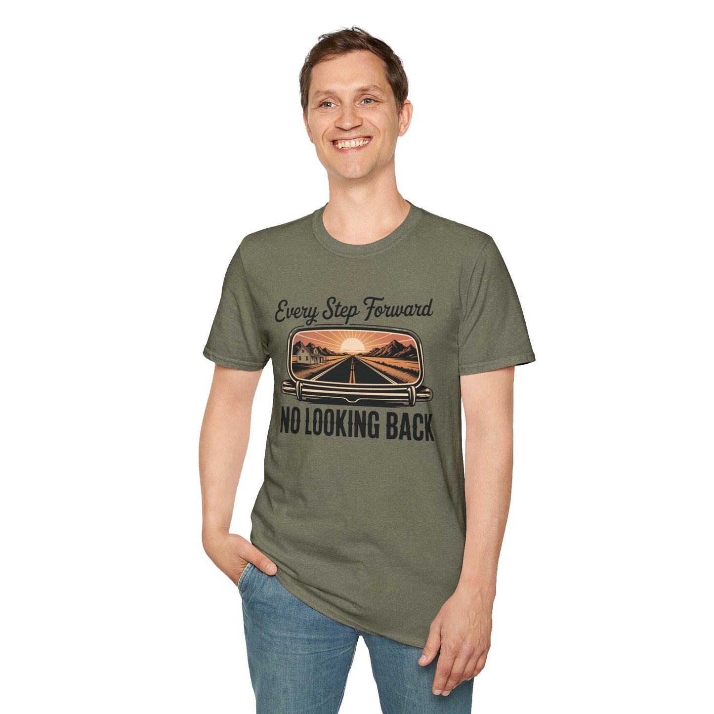 Adventure Road Trip Unisex T-Shirt - 'RUN' - No Looking Back Design