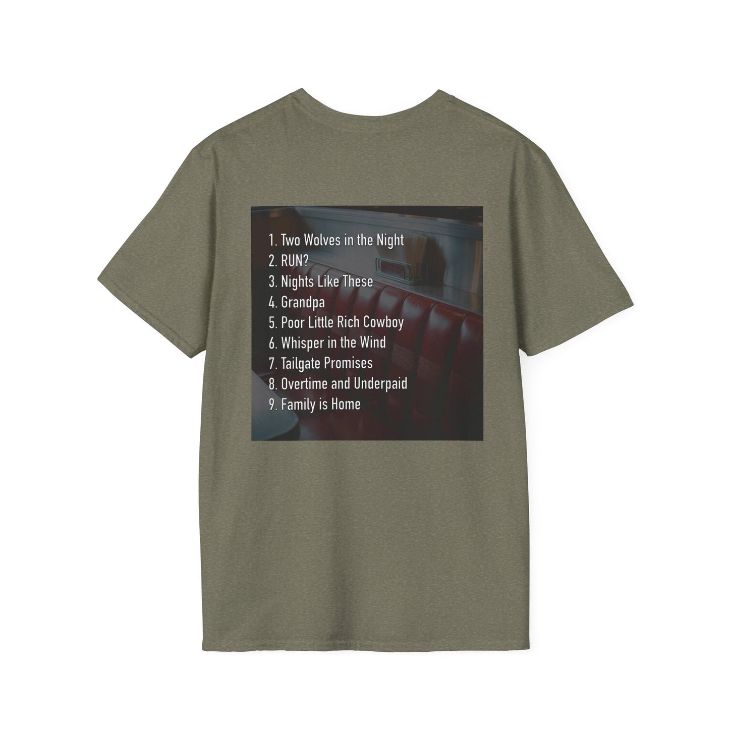 Walker Jackson 'Leftovers' Album Cover Design - Music Lover Unisex T-Shirt