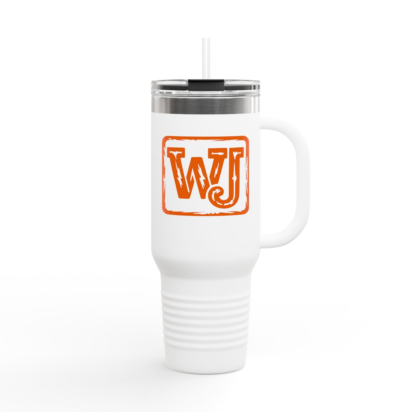 Walker Jackson WJ Logo 40oz Insulated Coffee Tumbler - Country Music Travel Mug for Music Fans