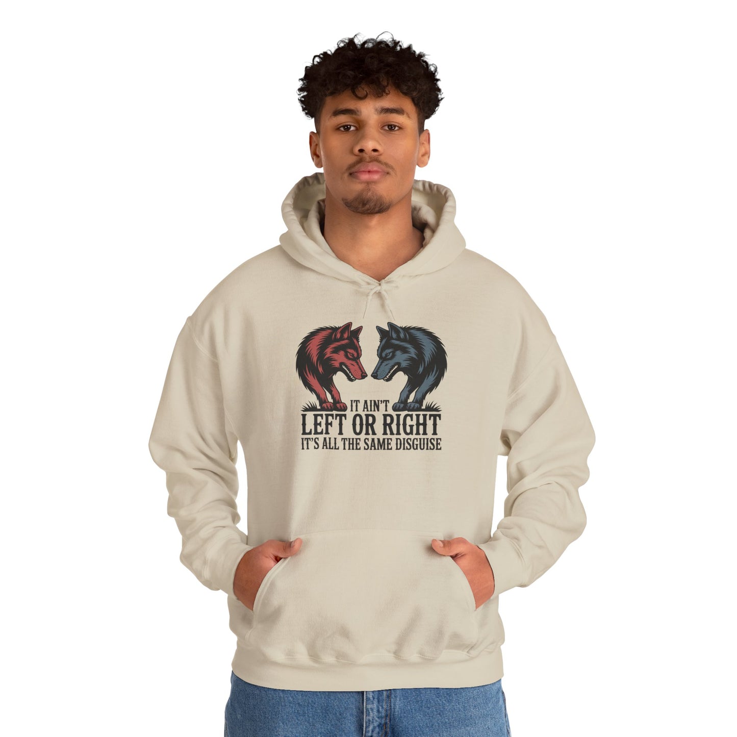 Walker Jackson "Two Wolves in the Night" Hoodie - Political Unity Country Music Sweatshirt