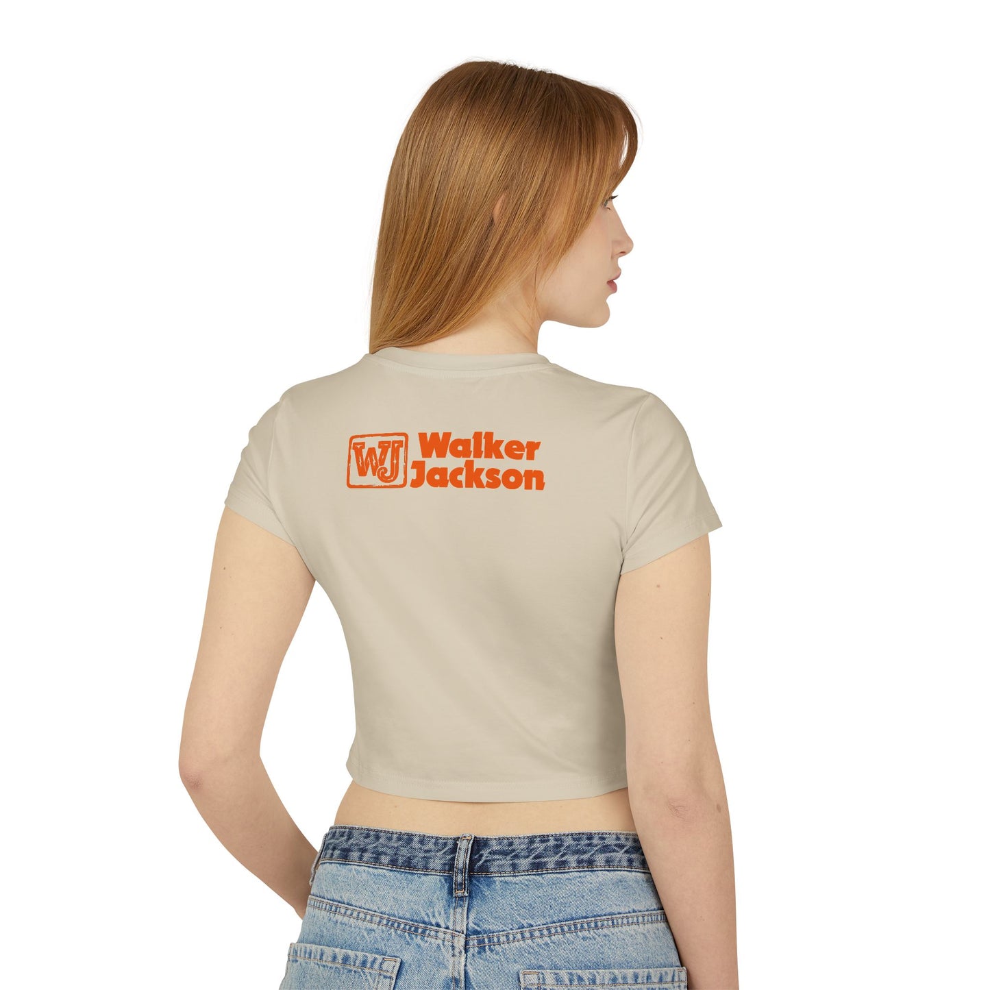 Walker Jackson "RUN?" Women's Baby Tee - "Every Step Forward, No Looking Back" Motivational Country Music Shirt | Cute Graphic Tee, Casual Party Top, Festival Wear, Night Out Shirt, Fun Summer Fashion