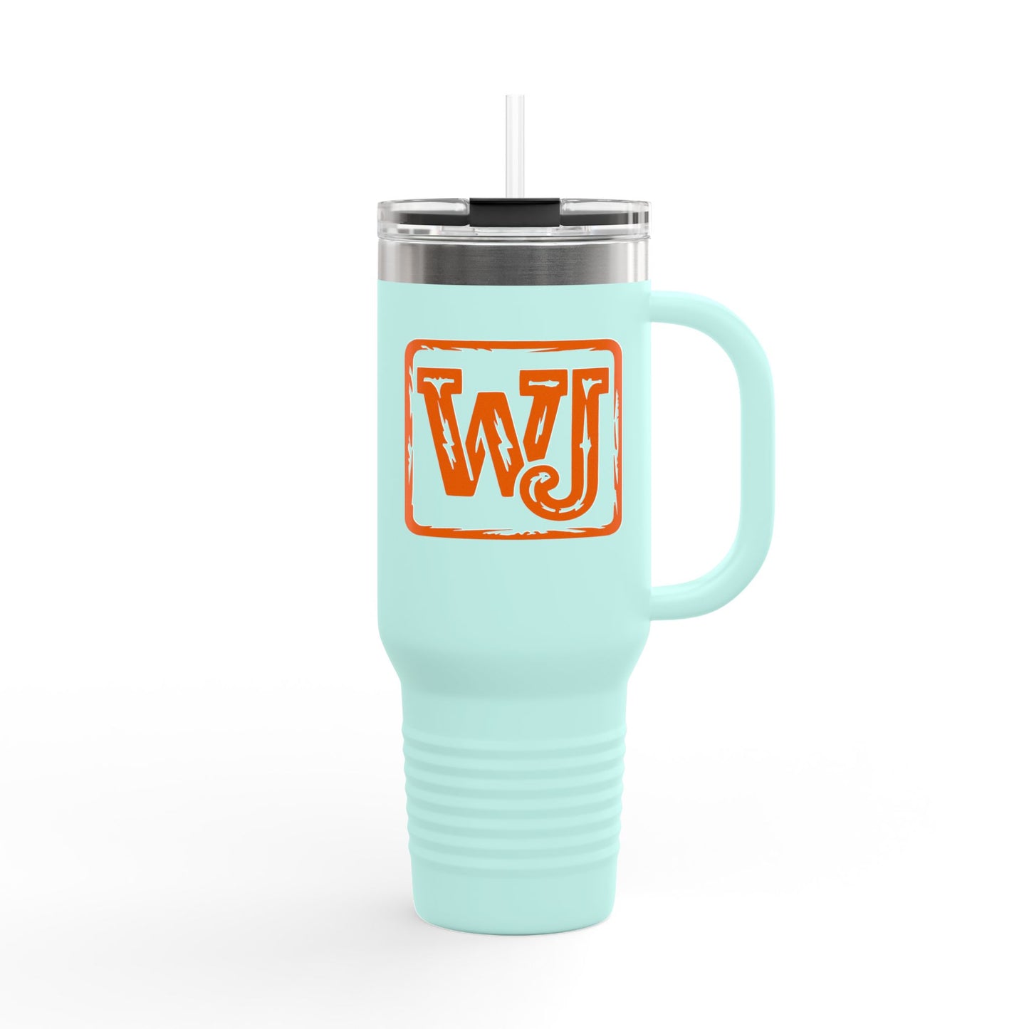 Walker Jackson WJ Logo 40oz Insulated Coffee Tumbler - Country Music Travel Mug for Music Fans