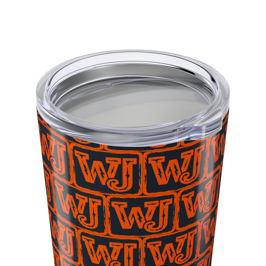 Stylish Insulated Tumbler - Walker Jackson WJ Logo, Travel Mug, Beverage Holder, Everyday Use