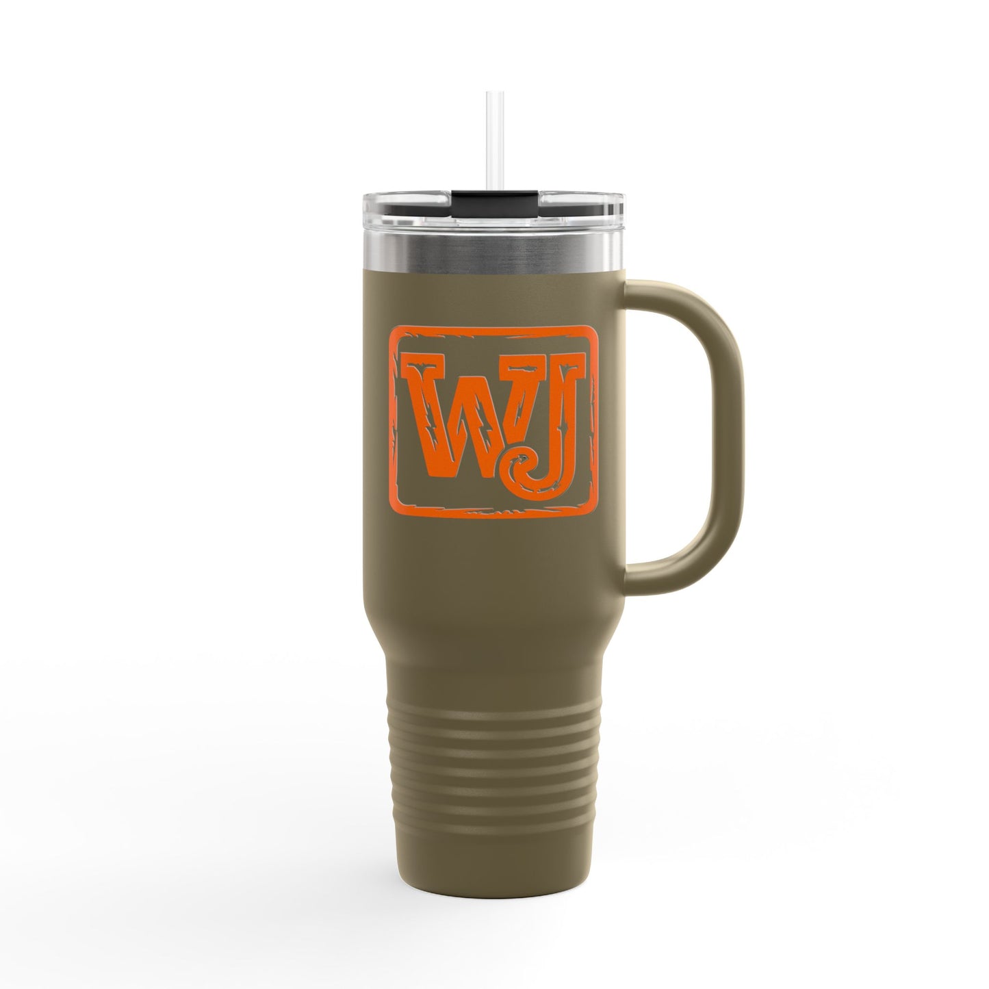 Walker Jackson WJ Logo 40oz Insulated Coffee Tumbler - Country Music Travel Mug for Music Fans