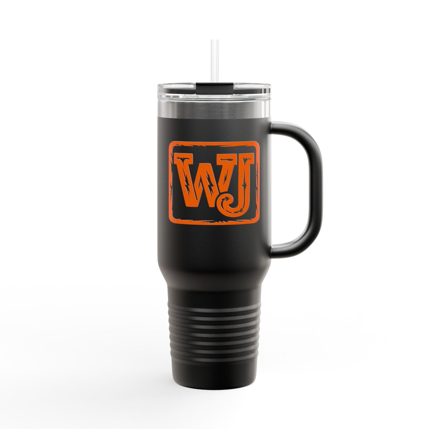 Walker Jackson WJ Logo 40oz Insulated Coffee Tumbler - Country Music Travel Mug for Music Fans