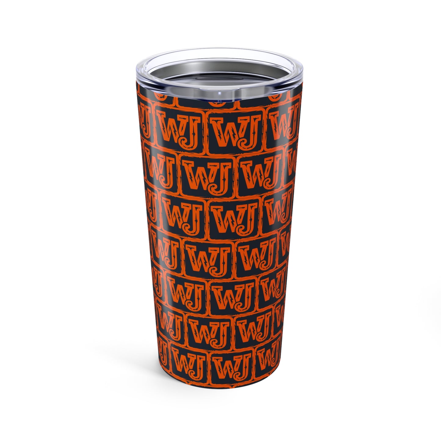 Stylish Insulated Tumbler - Walker Jackson WJ Logo, Travel Mug, Beverage Holder, Everyday Use