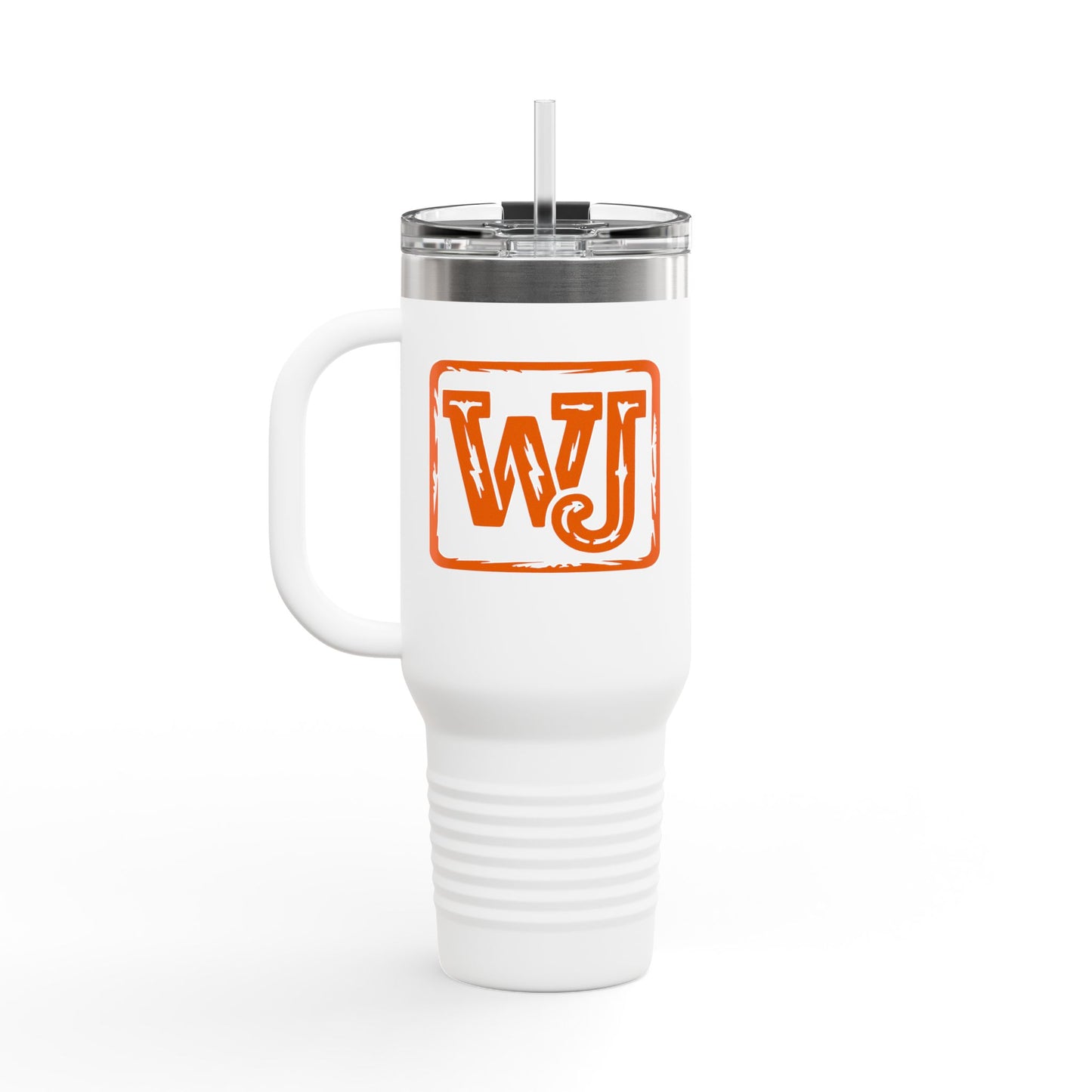 Walker Jackson WJ Logo 40oz Insulated Coffee Tumbler - Country Music Travel Mug for Music Fans