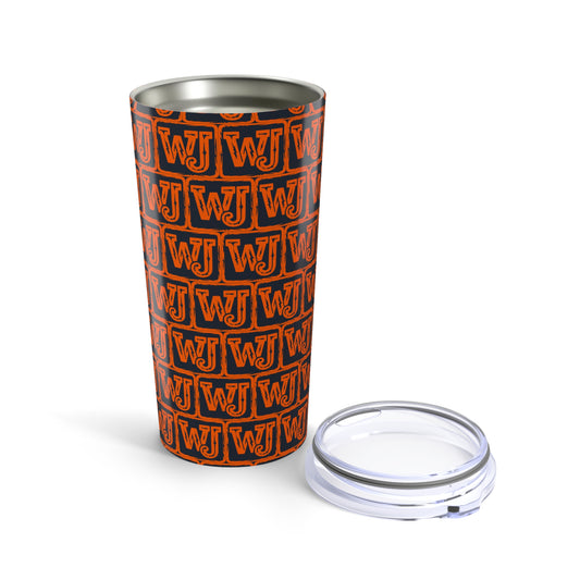 Stylish Insulated Tumbler - Walker Jackson WJ Logo, Travel Mug, Beverage Holder, Everyday Use