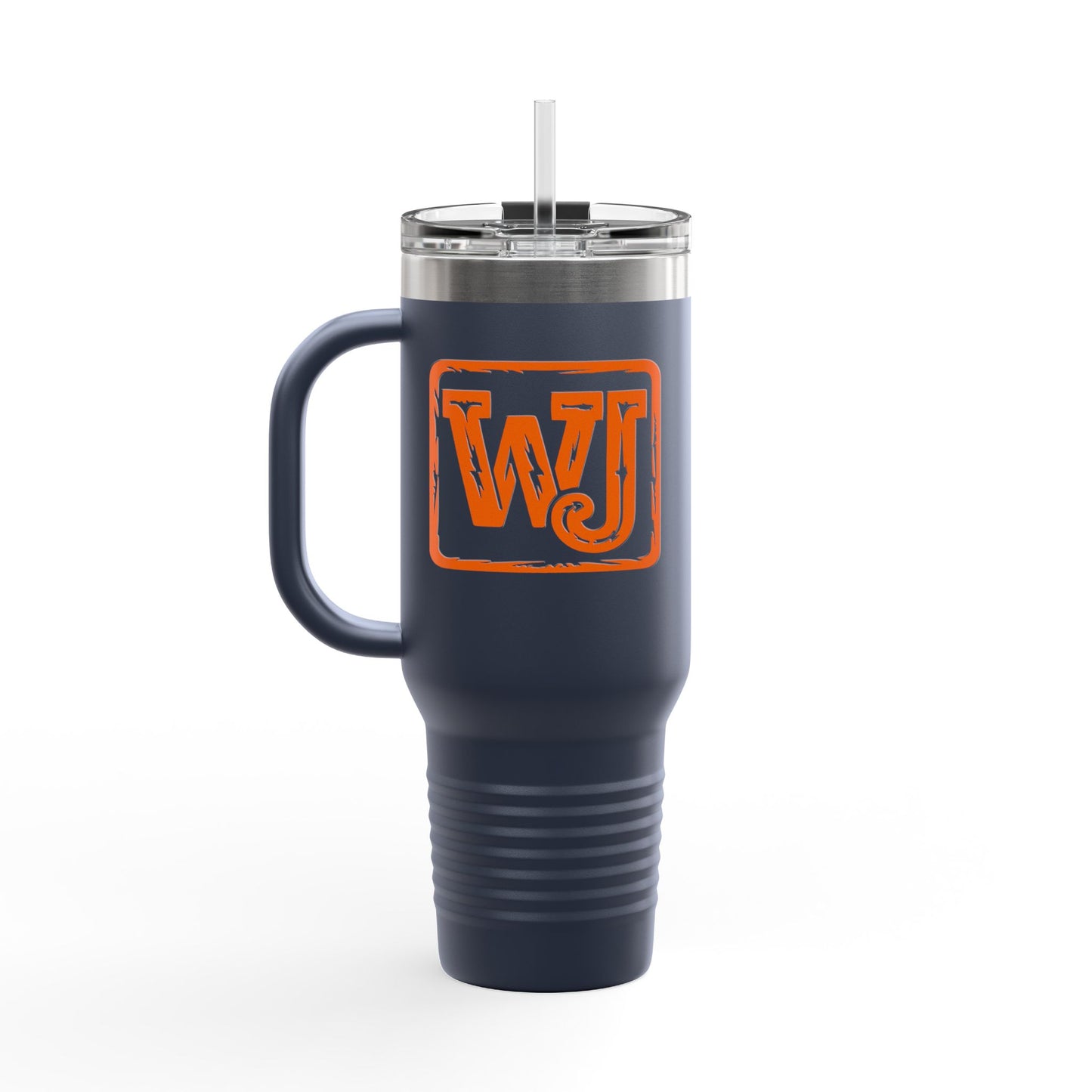Walker Jackson WJ Logo 40oz Insulated Coffee Tumbler - Country Music Travel Mug for Music Fans