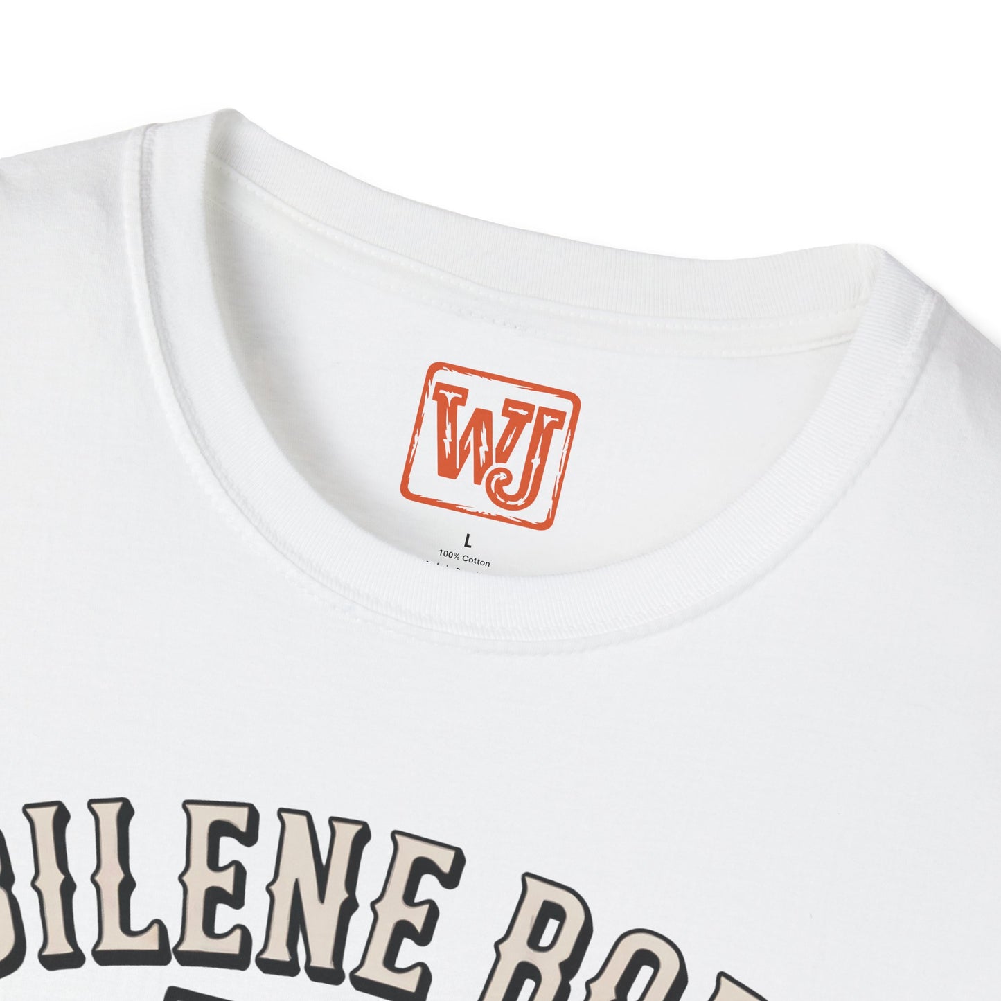 Texas Outline Unisex T-Shirt with Abilene and Dallas Cities - Vintage Americana Modern Country Music Apparel