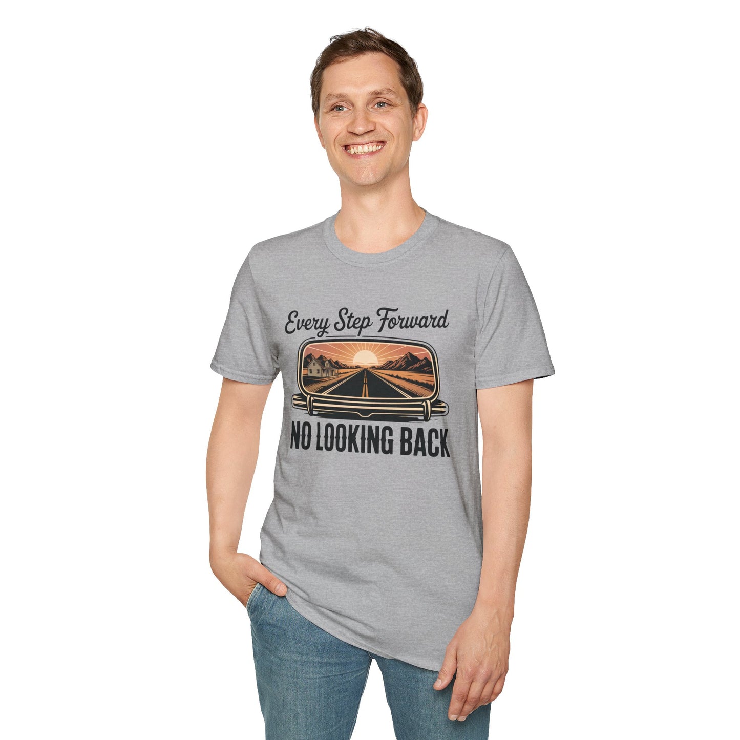 Adventure Road Trip Unisex T-Shirt - 'RUN' - No Looking Back Design